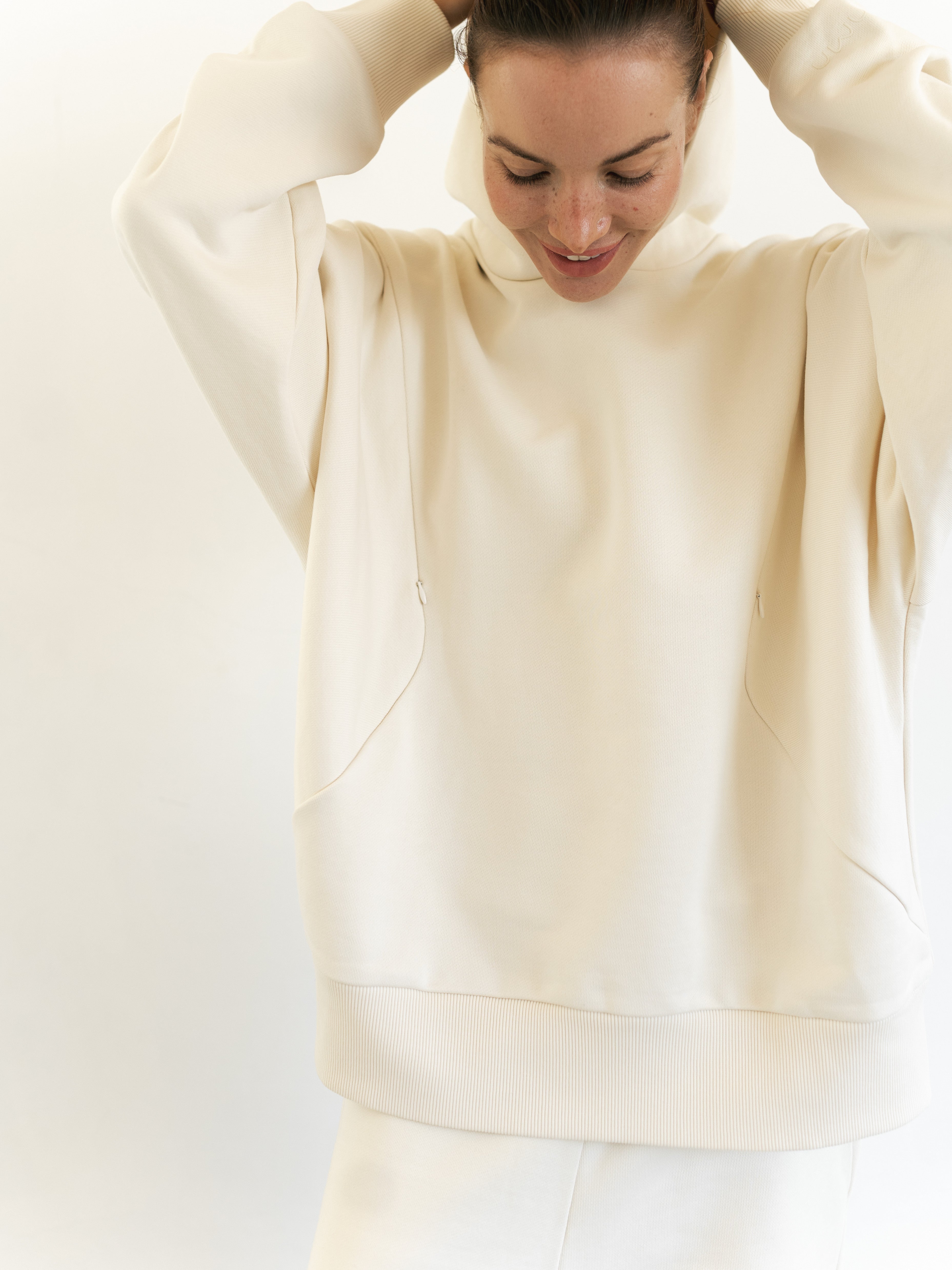 The Optimal Hoodie in Sun Sparkle: crafted from high-quality heavy-weight 100% cotton | shop online | amama.shop